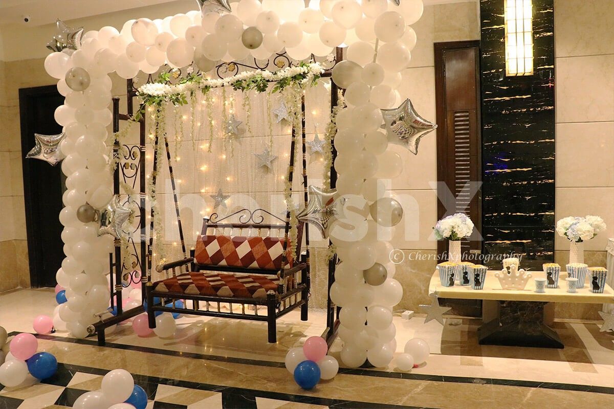 Simple stage decorati s for fashion baby shower