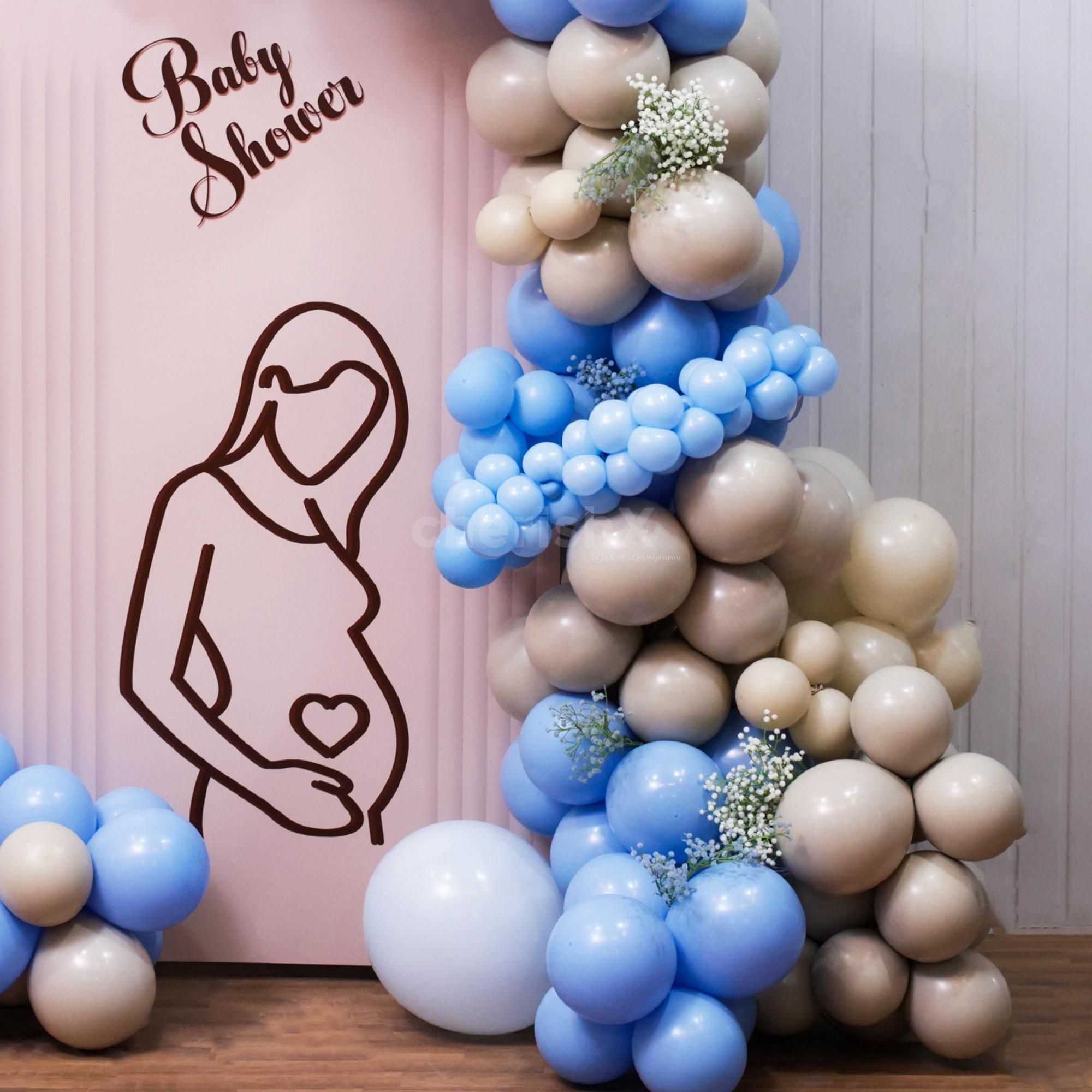 Love laughter and baby cuddles are the perfect baby shower trio for parents