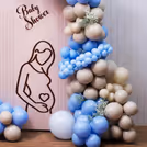 Love laughter and baby cuddles are the perfect baby shower trio for parents