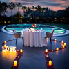 luxury poolside dining for date night or anniversary celebration in delhi ncr, gurugram