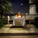 Private candlelight dining for couples in Delhi NCR, Anniversary special decor at 5 star in Delhi