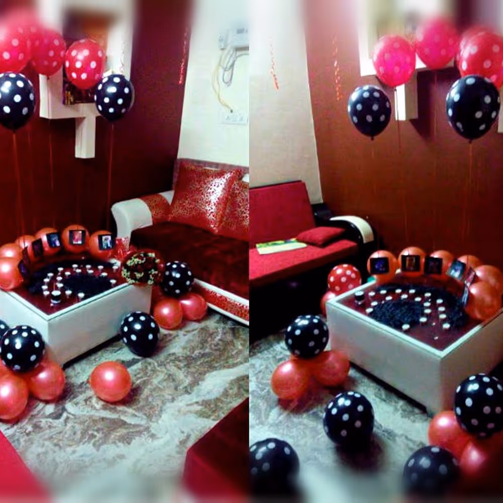 You can wish Happy Birthday to your loved one by having this Midnight Surprise decor!