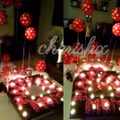 A midnight surprise for mom's birthday.