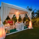 Luxurious Dinner in a Cabana Tent