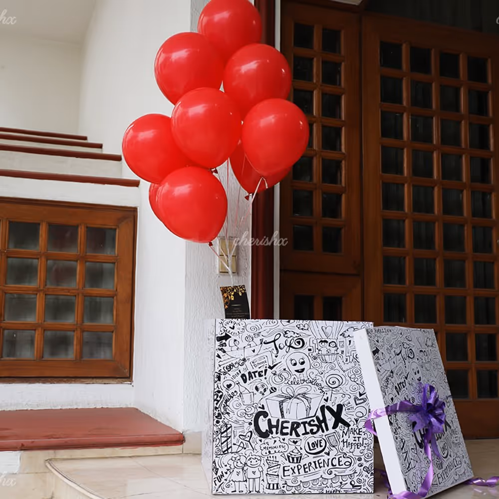 Helium Balloon Box Delivery in Gurgaon