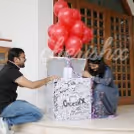 10 Helium Balloons in a Big Box for Surprising Someone