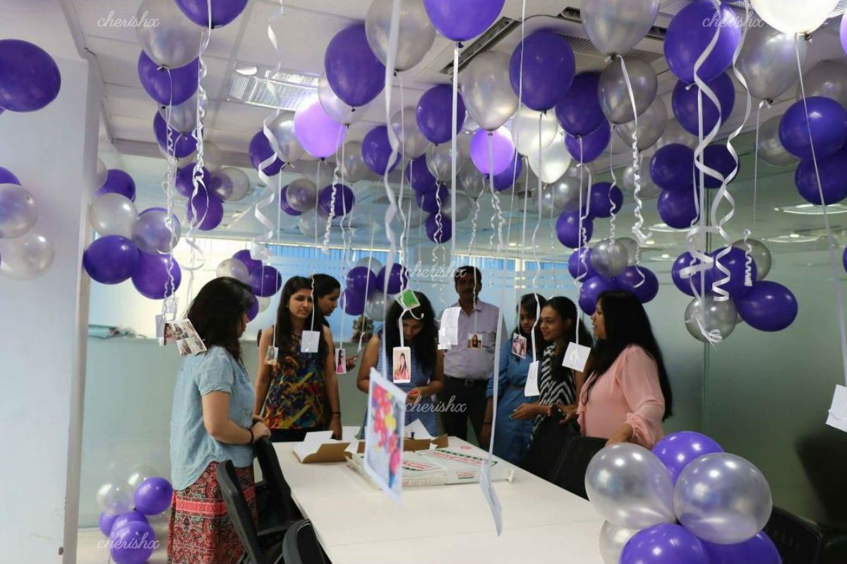 Balloon decoration for your office party and office events