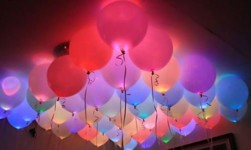 Replace 50 balloons with LED