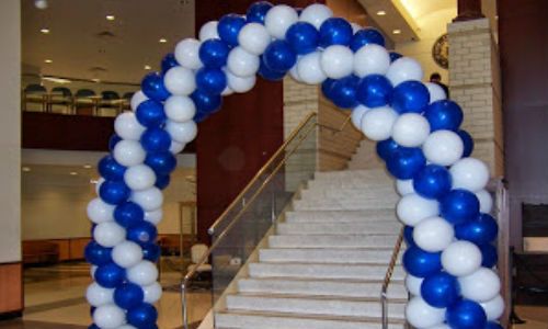 Add a balloon arch