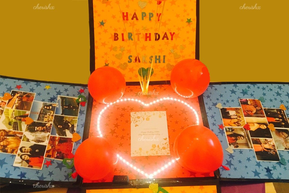 Personalised Message in the center of the box