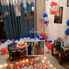 Balloon decoration at your home with candles and flower petal decoration in Delhi, Gurgaon, Noida, Faridabad and NCR