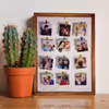 A personalised wooden strings frame gift to wish your close ones with.
