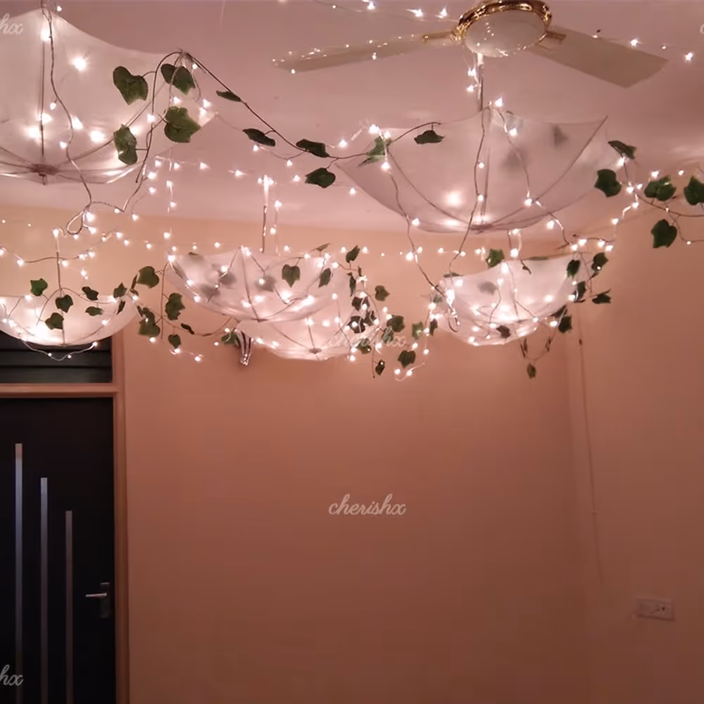 Beautiful Umbrella Decoration for your Room in Delhi, Gurgaon, Noida, NCR