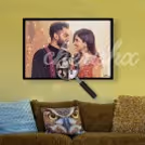 Have a beautiful picture framed of you and your partner just like Anushka Sharma and Virat Kholi in this frame.