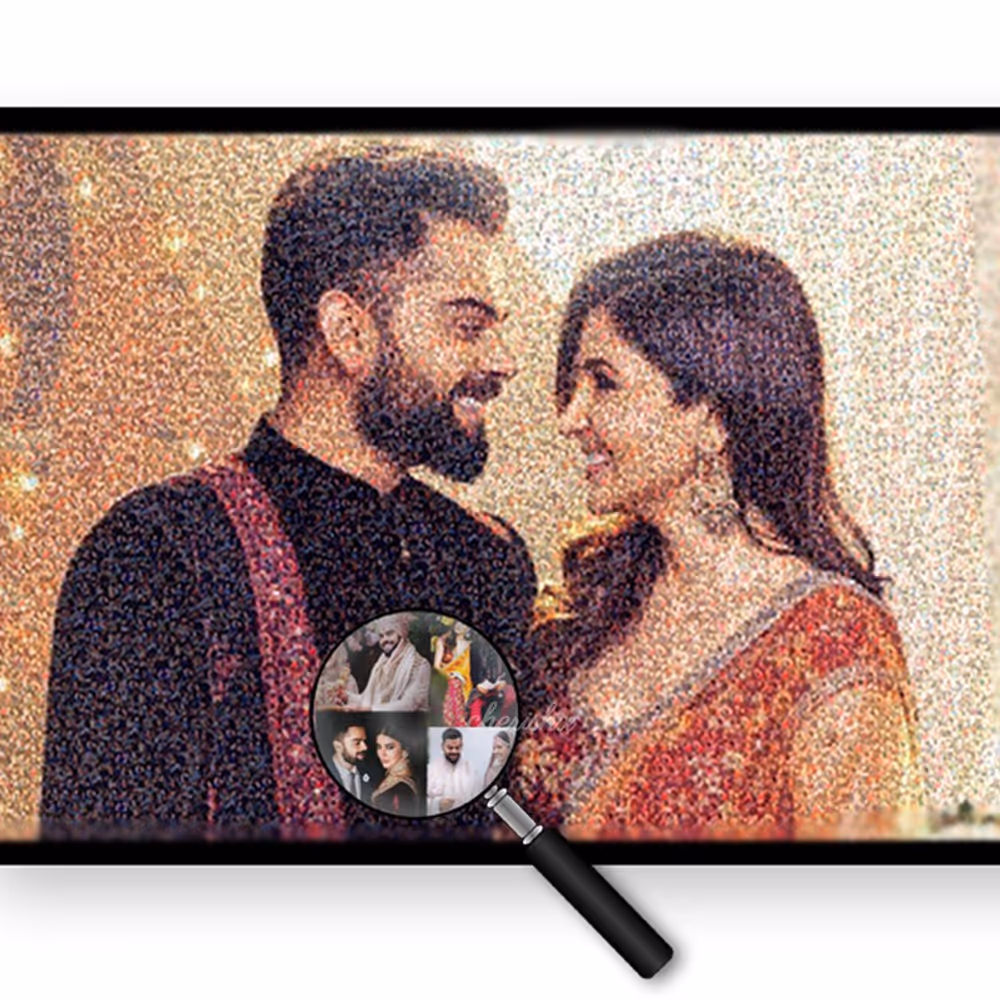 Anushka Sharma and Virat Kohli's picture of pictures to show you CherishX's product.