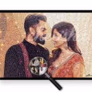 Anushka Sharma and Virat Kohli's picture of pictures to show you CherishX's product.