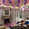 Beautiful Balloon Decor with hanging photos at your home in Delhi, Gurgaon, Noida, NCR