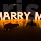Dreamy Proposal - Big Marry Me Letters — photo 2