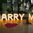 Dreamy Proposal - Big Marry Me Letters — photo 3