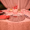 Table Decoration with petals and candles to give a romantic feel to your dinner date.