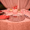 Table Decoration with petals and candles to give a romantic feel to your dinner date.