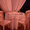 A breathtaking dining set up at the Cabana by Taj for a romantic date.