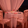 A breathtaking dining set up at the Cabana by Taj for a romantic date.