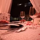 Beautiful setup for a dinner date