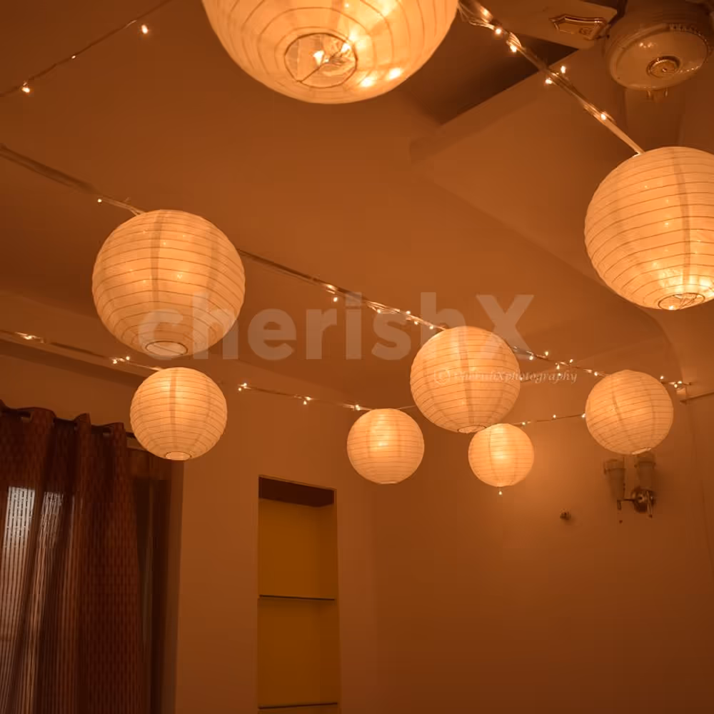Illuminating Lantern Room Decoration for Birthday Surprise
