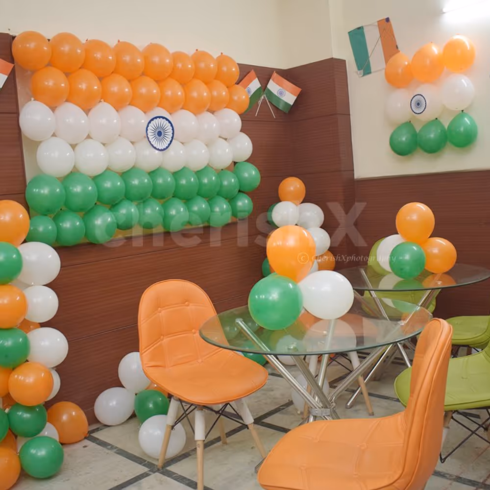 Balloon Decoration for Independence Day