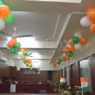 Special decorations for 15th August using Balloons, Kits & Flags