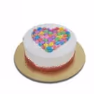 Delicious Red Velvet Rainbow Cake for your special celebration.
