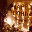 Birthday Balloon Decoration at Home