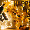Happy Birthday Foil Balloons, LED Lights & Digit Foil Balloons Included