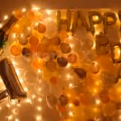 Champagne Theme Birthday Decoration at Home