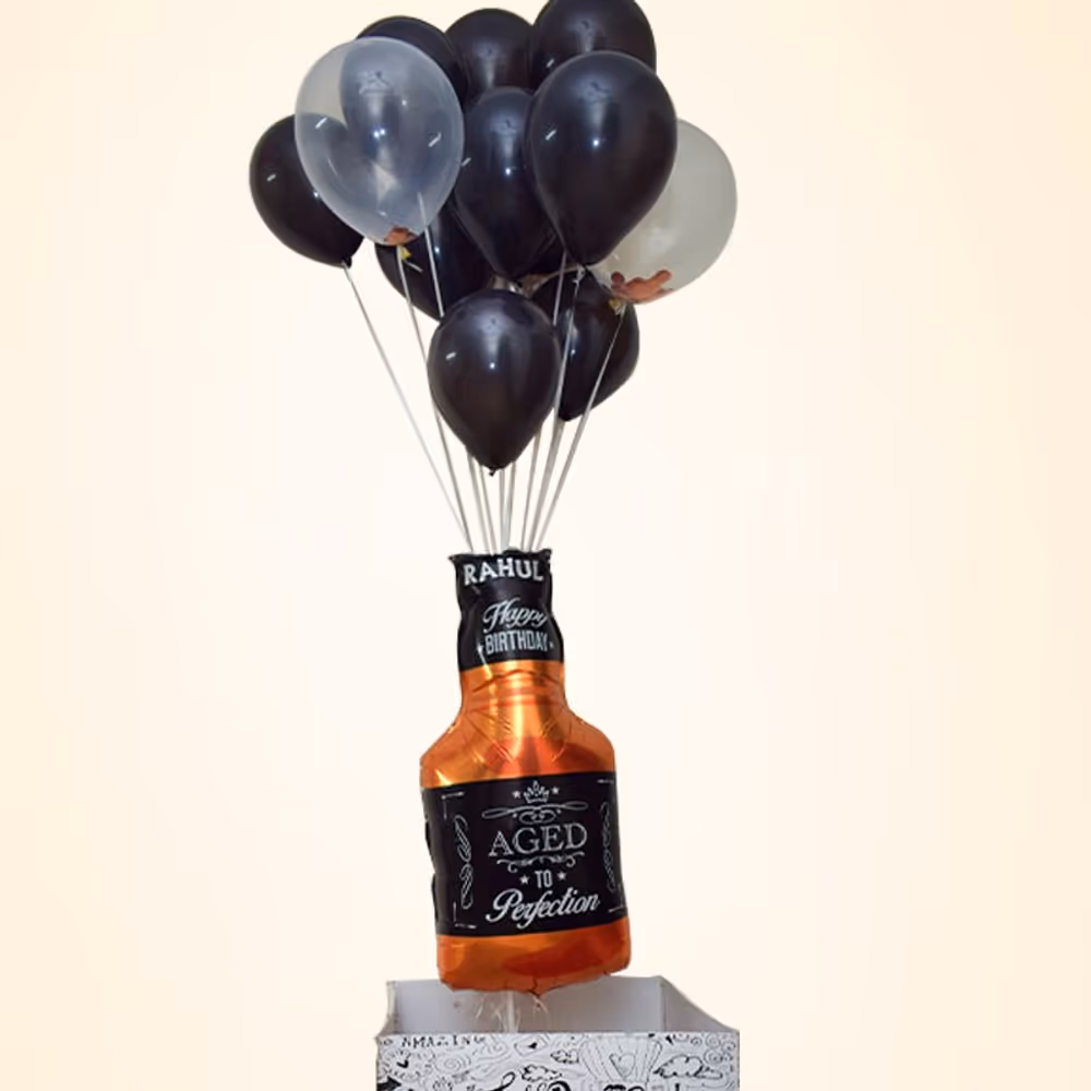 A whole package of a balloon bouquet to gift to your boyfriend, Husband or a friend.