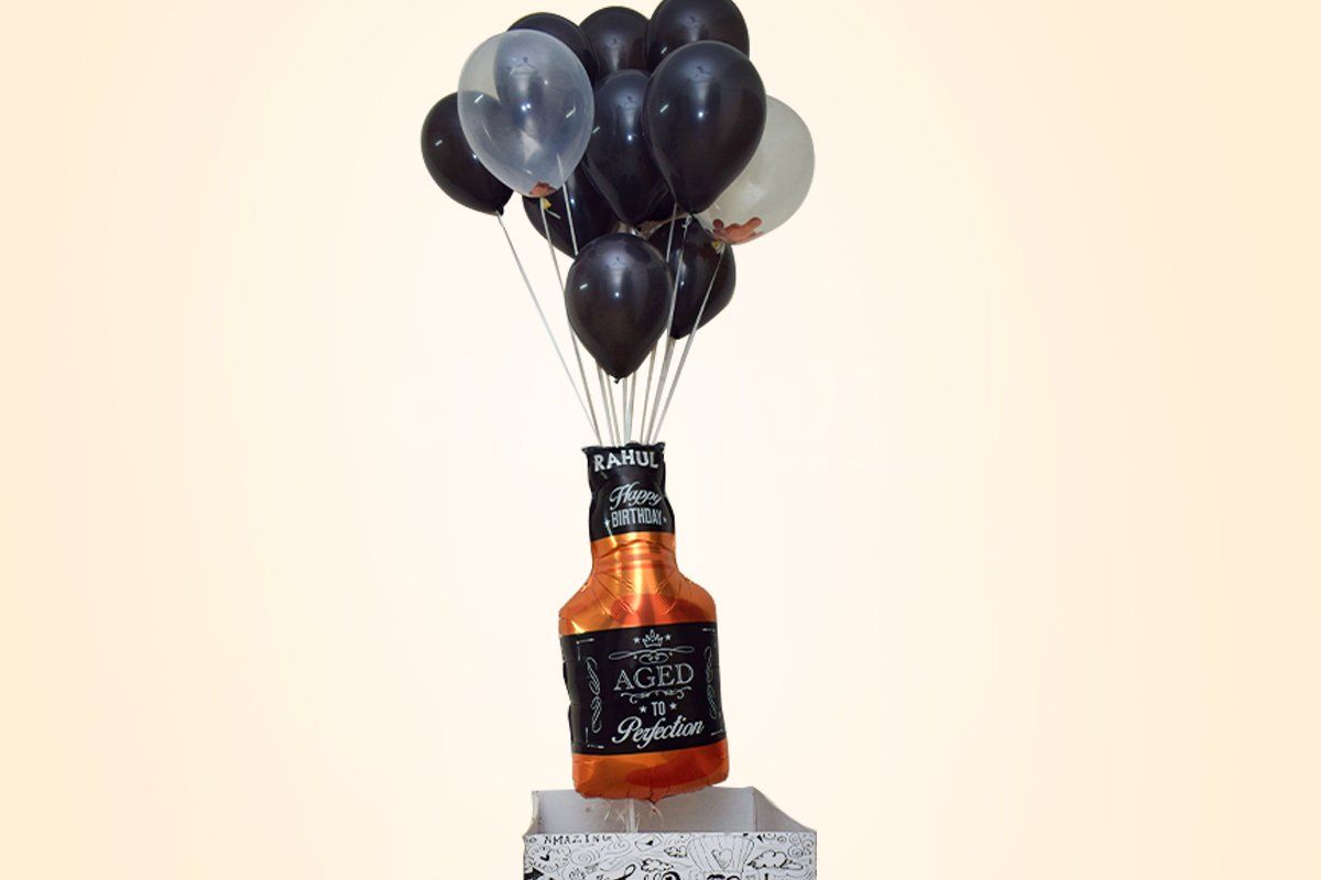 A whole package of a balloon bouquet to gift to your boyfriend, Husband or a friend.