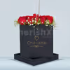 A bucket full of red roses to help you express your love with confidence.