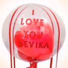 Hot Air Love Balloon with Roses — photo 2