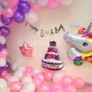 Surprise your Kid with this Unicorn Foil Balloon and Floating balloons on Birthday