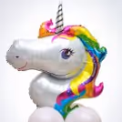 Big Unicorn Face Foil Balloon