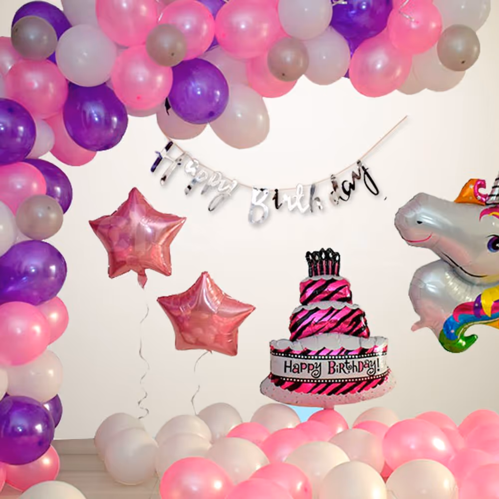 Unicorn Theme Birthday Decoration Service