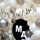 White & Silver Balloon Surprise  — photo 6
