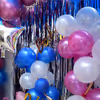 Attractive Bunches of Balloon to set up the Royal Baby Shower Room Decoration.