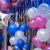 Attractive Bunches of Balloon to set up the Royal Baby Shower Room Decoration.