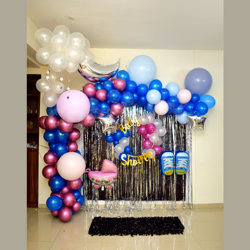 Moon Balloon, Silver Curtain Frills