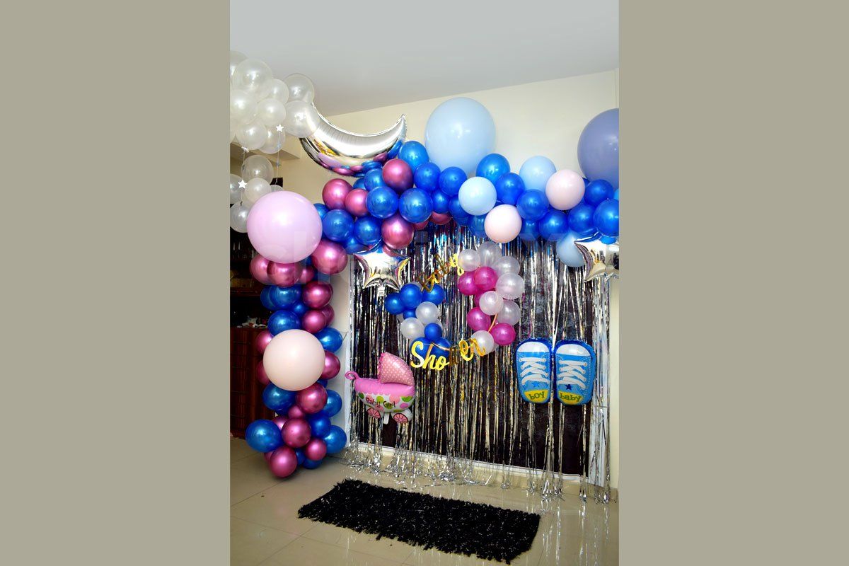 An Attractive Decor for a baby shower surprise.