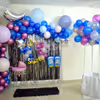 Hot Air Balloon made up of Balloons for Baby Shower Props