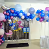 Hot Air Balloon made up of Balloons for Baby Shower Props