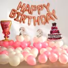Pretty Pink Birthday Decor — photo 5